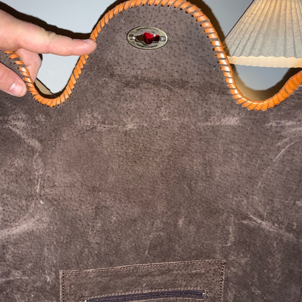 Authentic Leather Weekender Bag - image 7